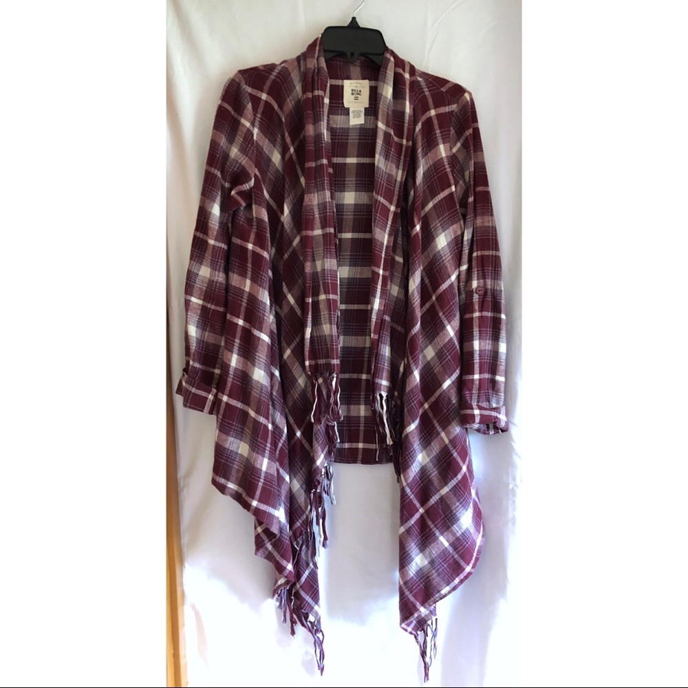 Billabong Flannel Cardigan